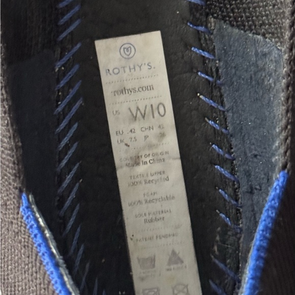 Rothy's Black Ballet Flats 10 - Picture 7 of 9